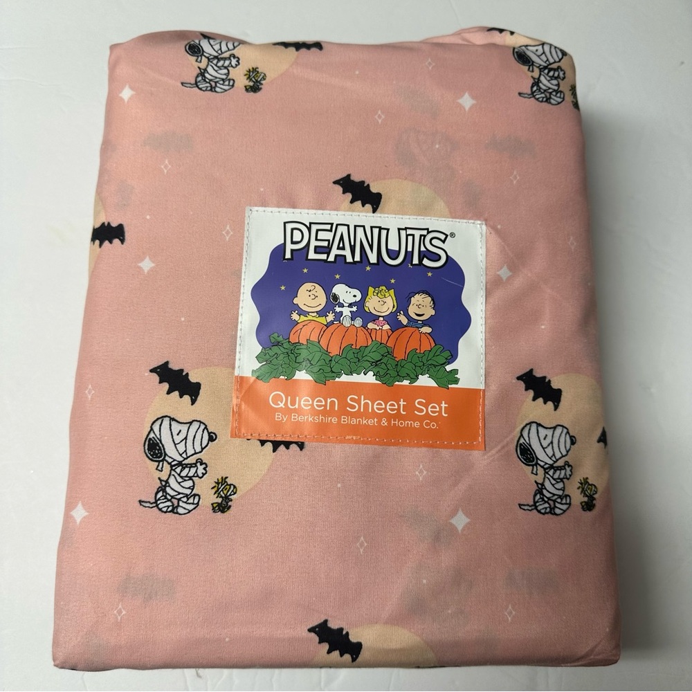 Berkshire Peanuts Halloween Queen Bedsheets set